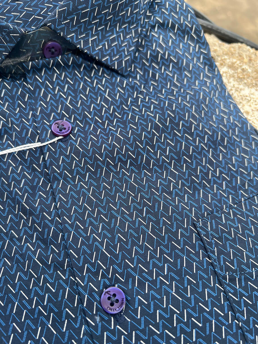 Blue Repeated Patterns