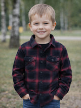 Red Mooze & Green Flannel checks - Son Combo