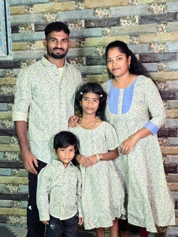 Light Yellow Cream Linen Print
