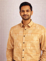 Sand Beige Ikat Family Combo Dad