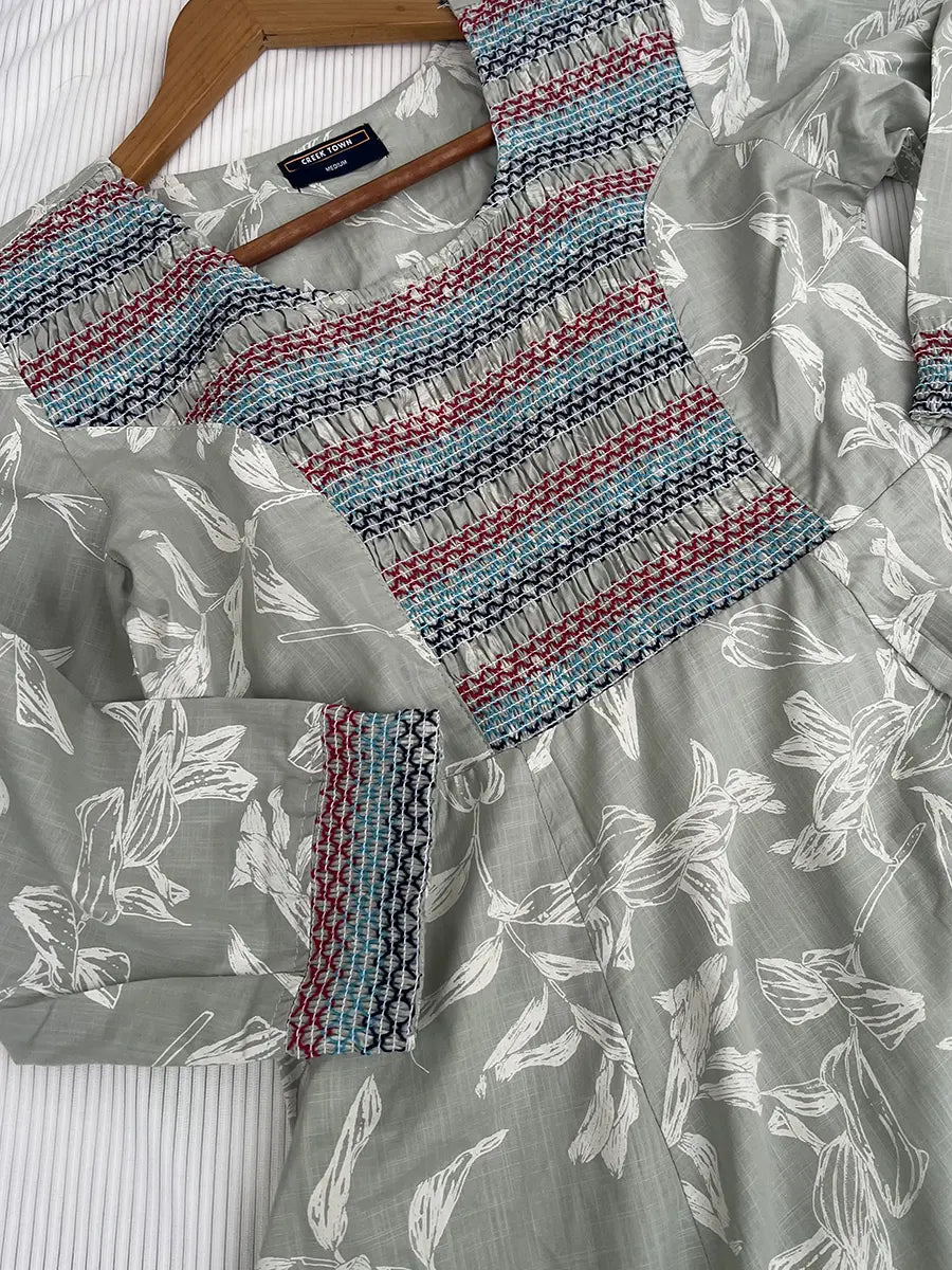 Light Sage Green Floral print - Couple Combo