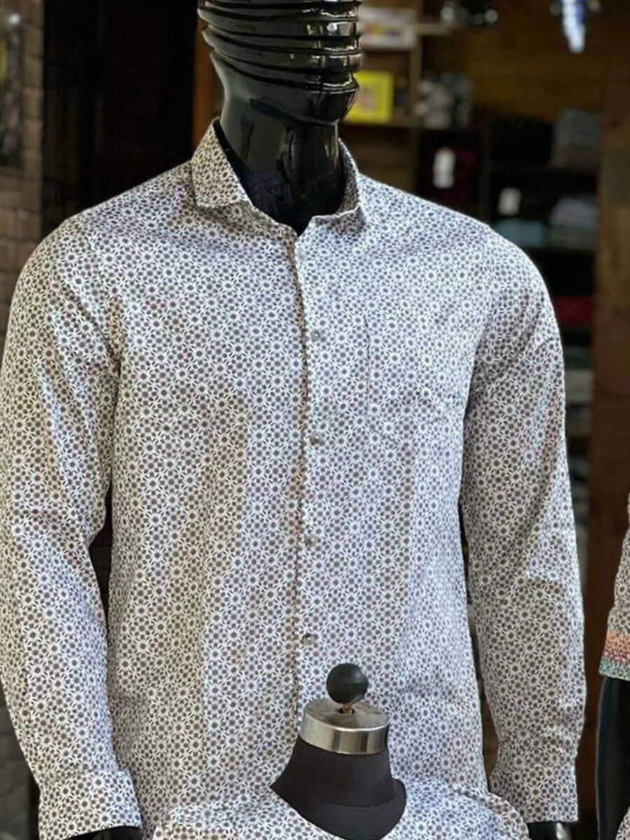 White Seamless Print