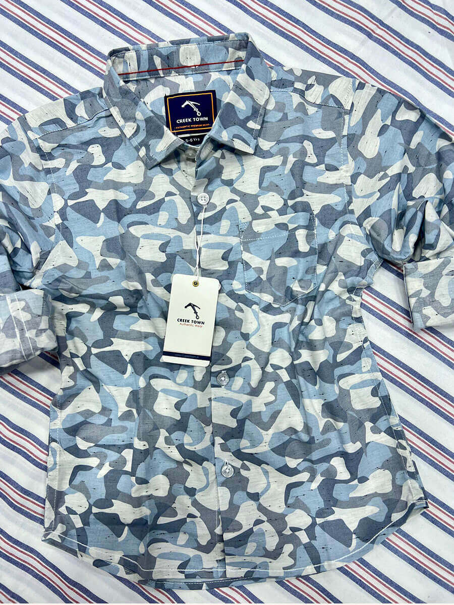 Camouflage green shirt