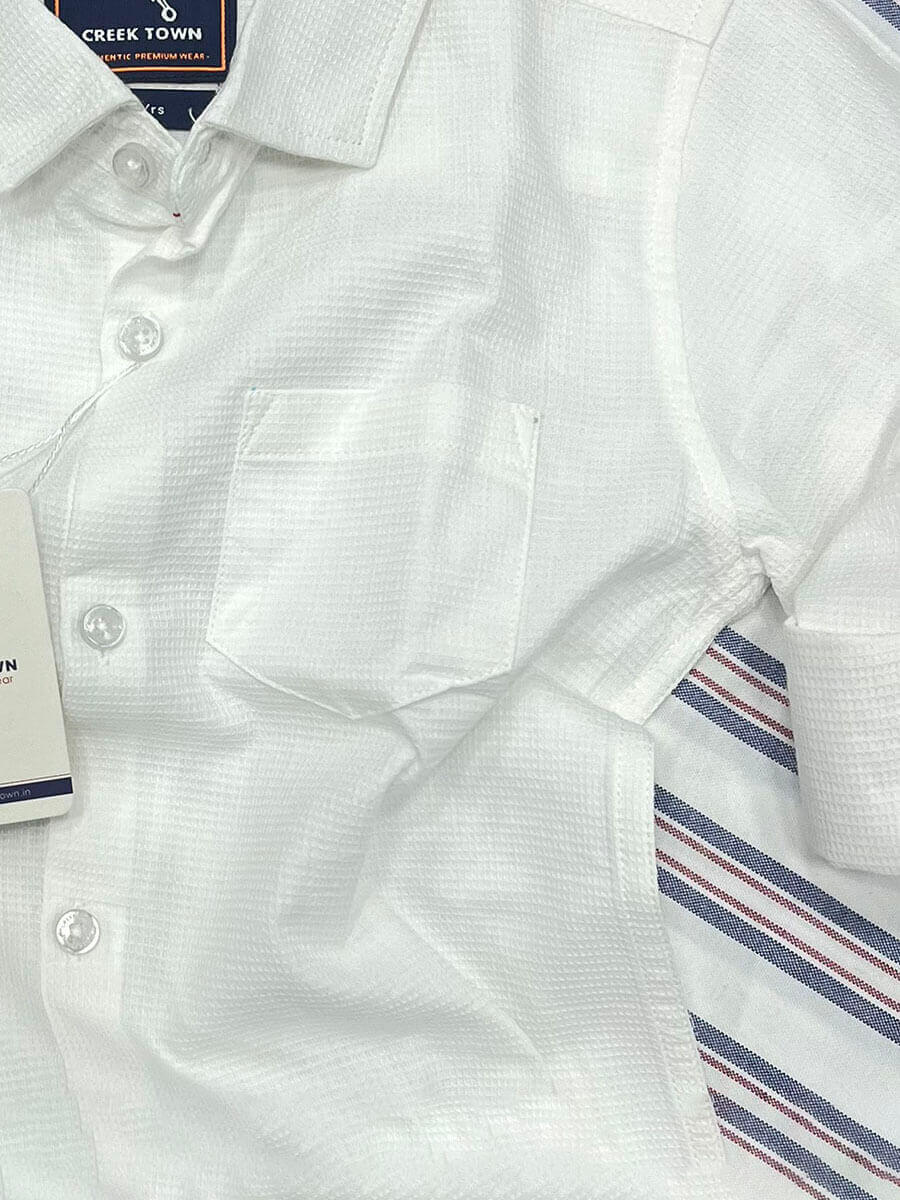 White Dobby Shirt