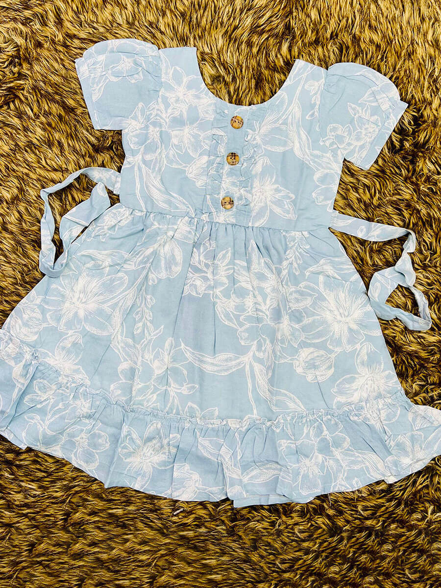 Light Blue Flared Frock