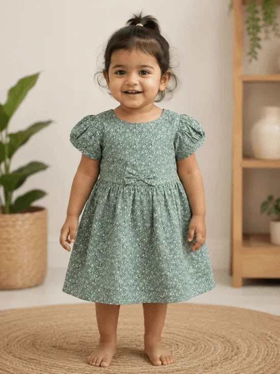 Light Green Floral Print