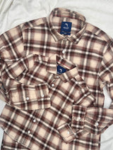 Classic Brown & Cream Tartan Checks - Dad Combo