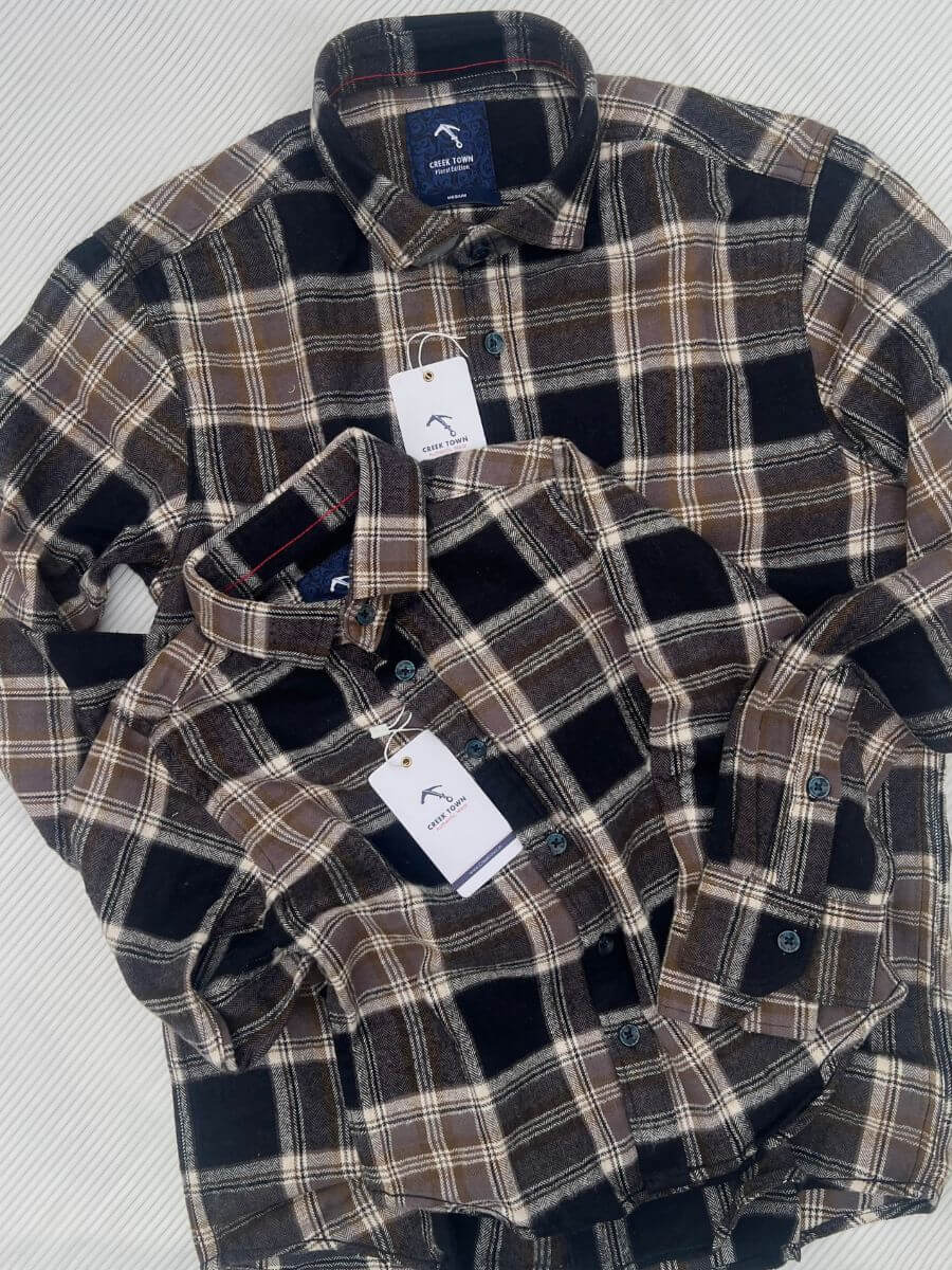 Black and Brown checks - Dad Combo