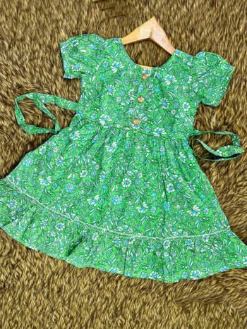 Green Flared Frock
