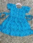 Lapis Blue Flared Frock