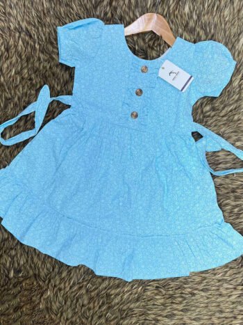 Ocean Blue Flared Frock