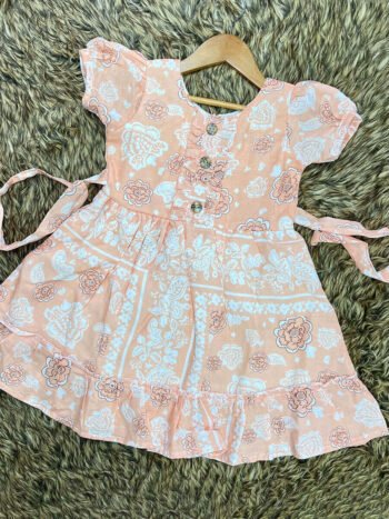 Pastel Pink Flared Frock