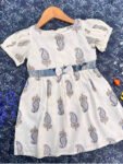 Mango Printed Puff Sleeve Frock