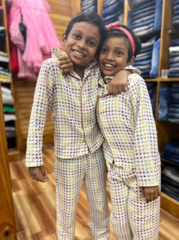 Small multi Color Box-Unisex Night suit