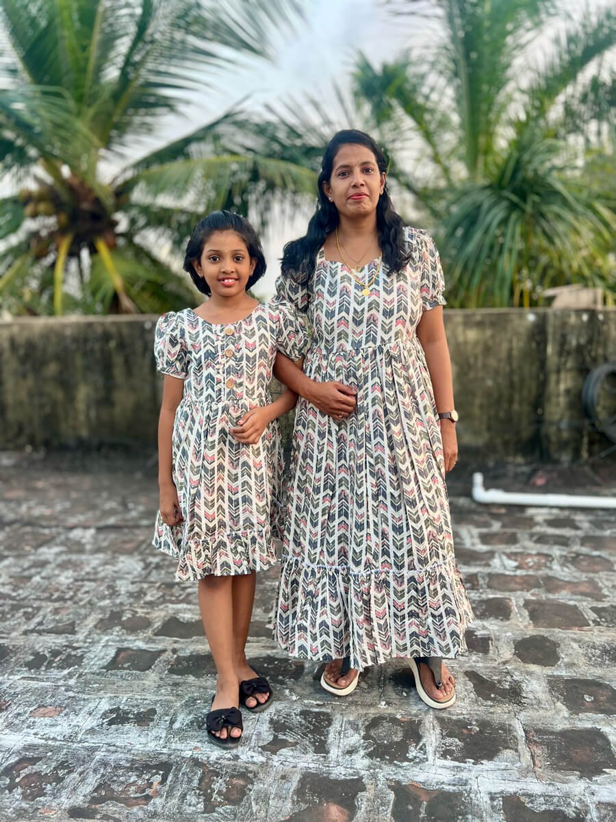 Arrow Design Silk Modal Print Kurthi