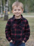 Red mooze Flannel Green checks
