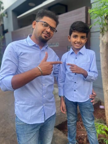 Light Blue Small Box shirt Combo