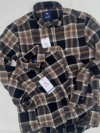 Black and Brown Checked Shirt