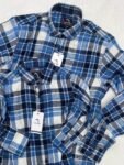 Sky Blue and White Checked Shirt